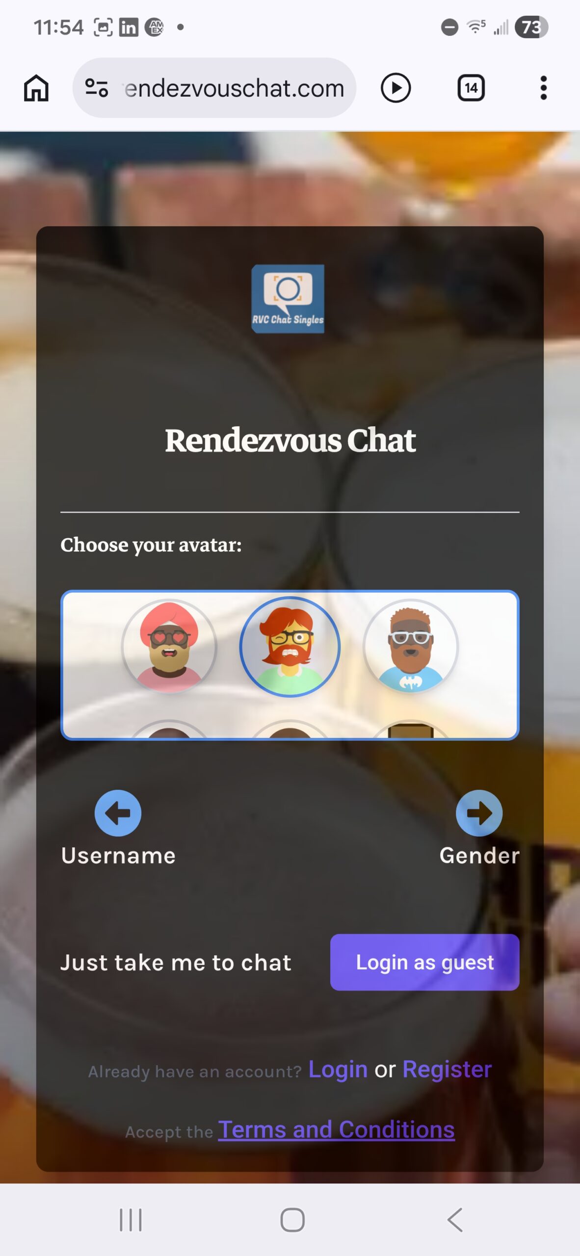 Pick an avatar