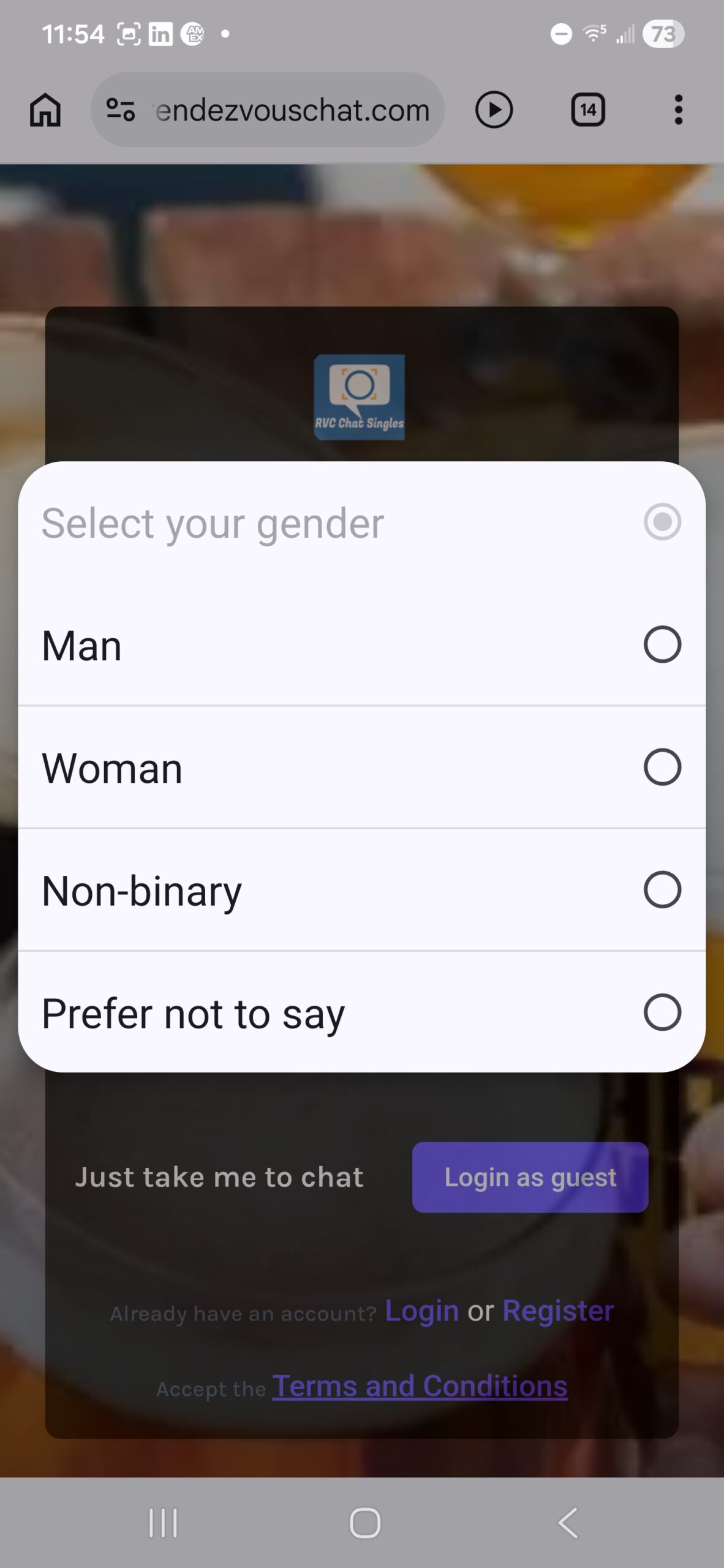 Select a gender